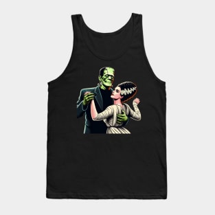 Frankenstein and the Bride Slow Dancing Tank Top